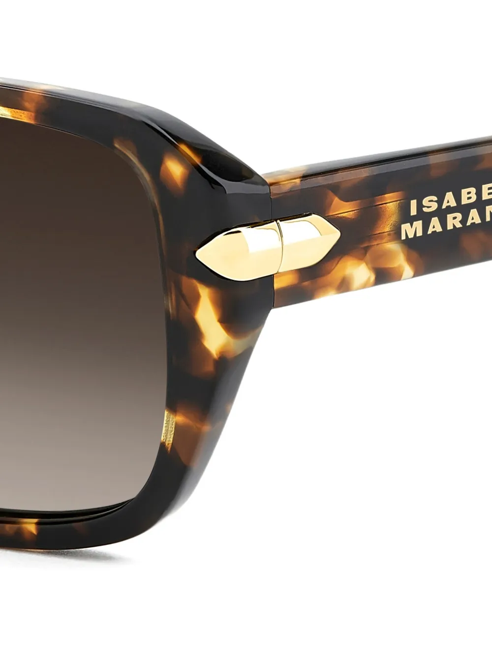 Isabel Marant Eyewear Zonnebril met geometrisch montuur Bruin