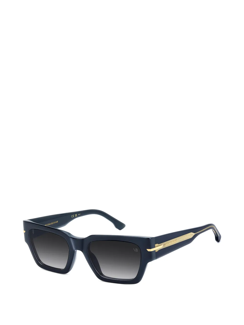Victoria Beckham Eyewear Zonnebril met vierkant montuur Blauw