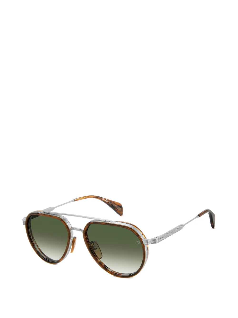 Eyewear by David Beckham Zonnebril met piloten montuur Bruin