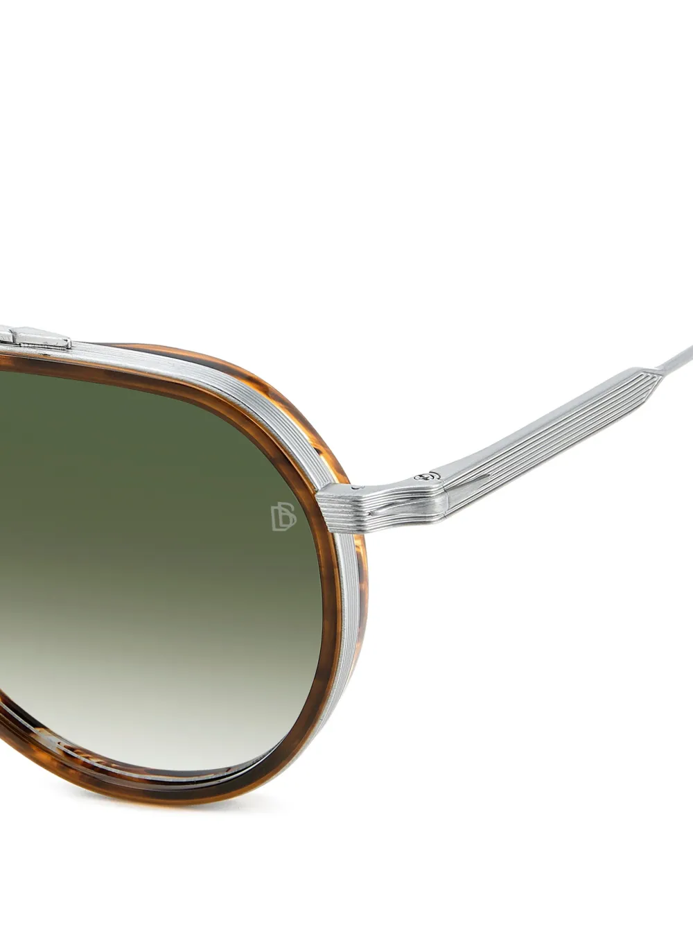Eyewear by David Beckham Zonnebril met piloten montuur Bruin