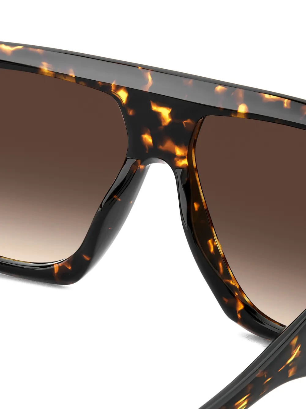 Victoria Beckham Eyewear Zonnebril met vierkant montuur Bruin