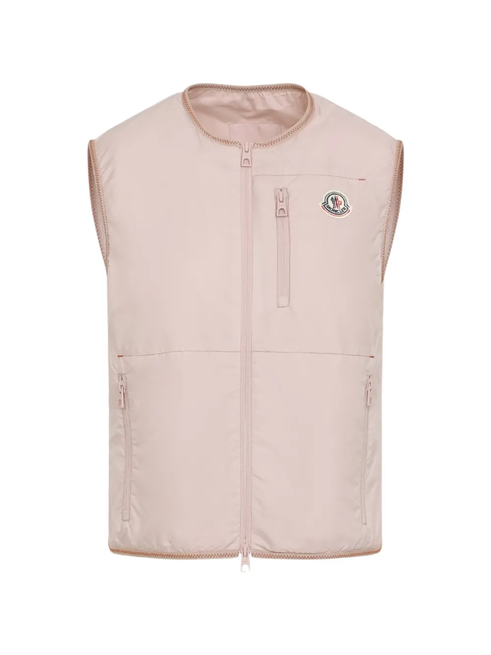 Moncler - Bodywarmer met logopatch en rits - dames - polyamide