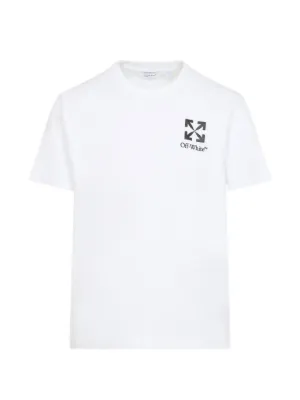 Off-White logo-print Cotton T-shirt | White | FARFETCH
