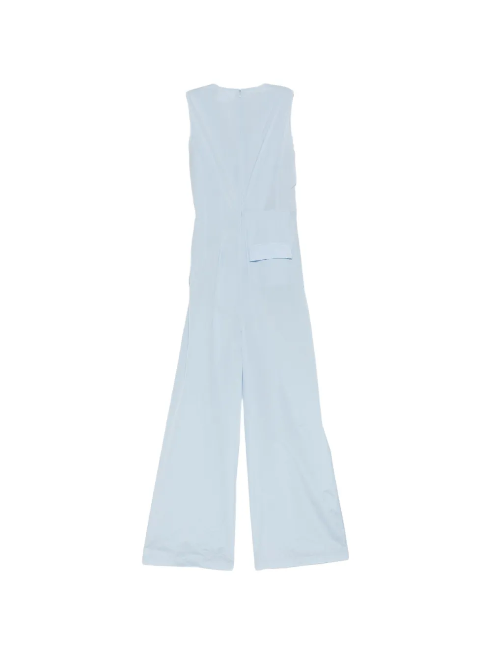 Erika Cavallini Mouwloze jumpsuit Blauw