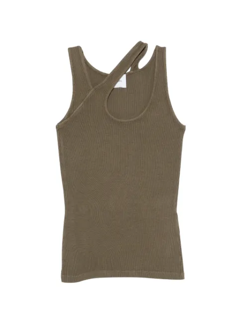 Halfboy ribbed cut-out tank top