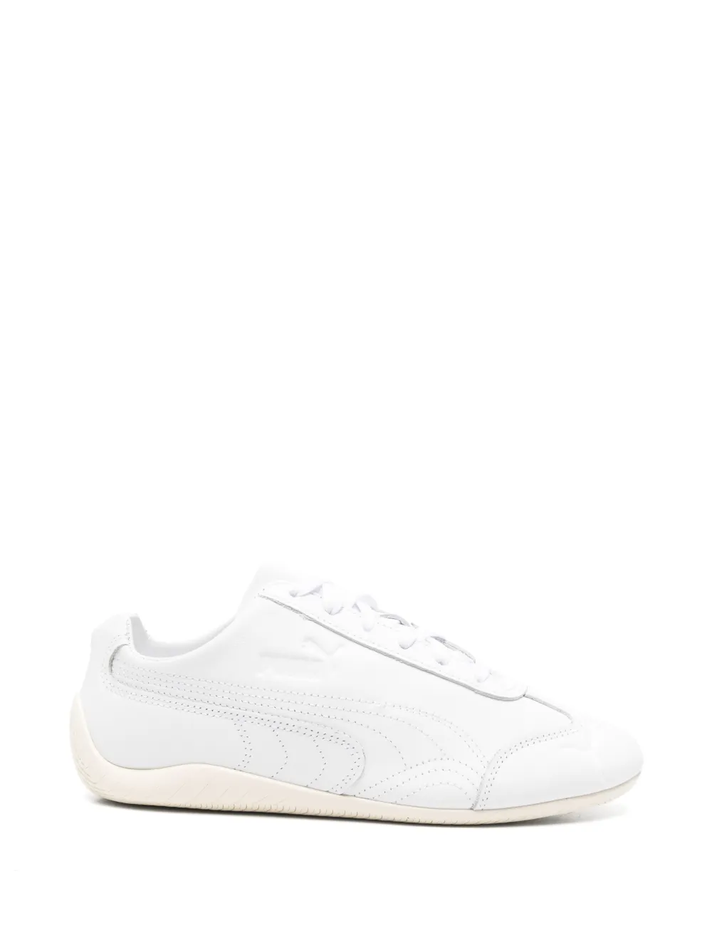 PUMA logo-debossed sneakers - Bianco