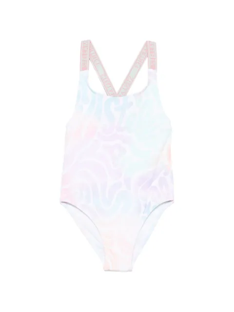Stella McCartney Kids logo-print swimsuit