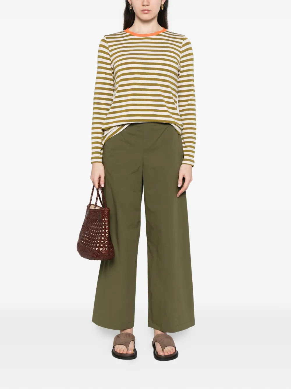  Niu Striped T-shirt - Green 