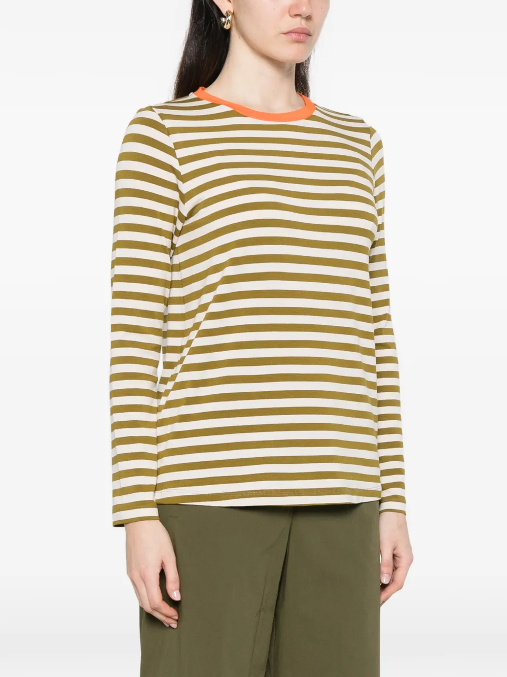  Niu Striped T-shirt - Green 