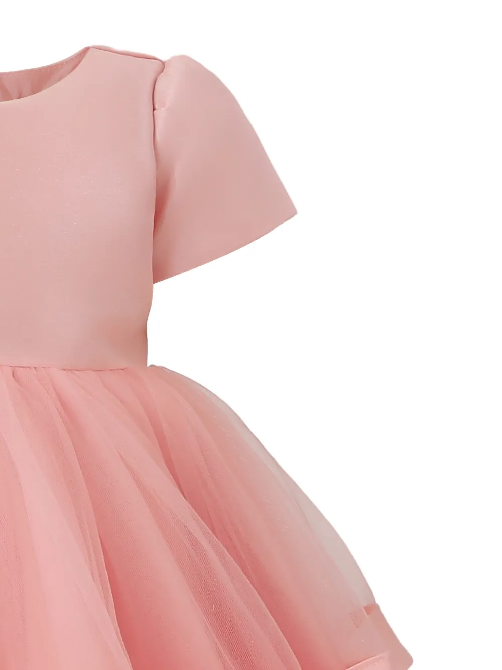 Tulleen Jurk met strikdetail Roze