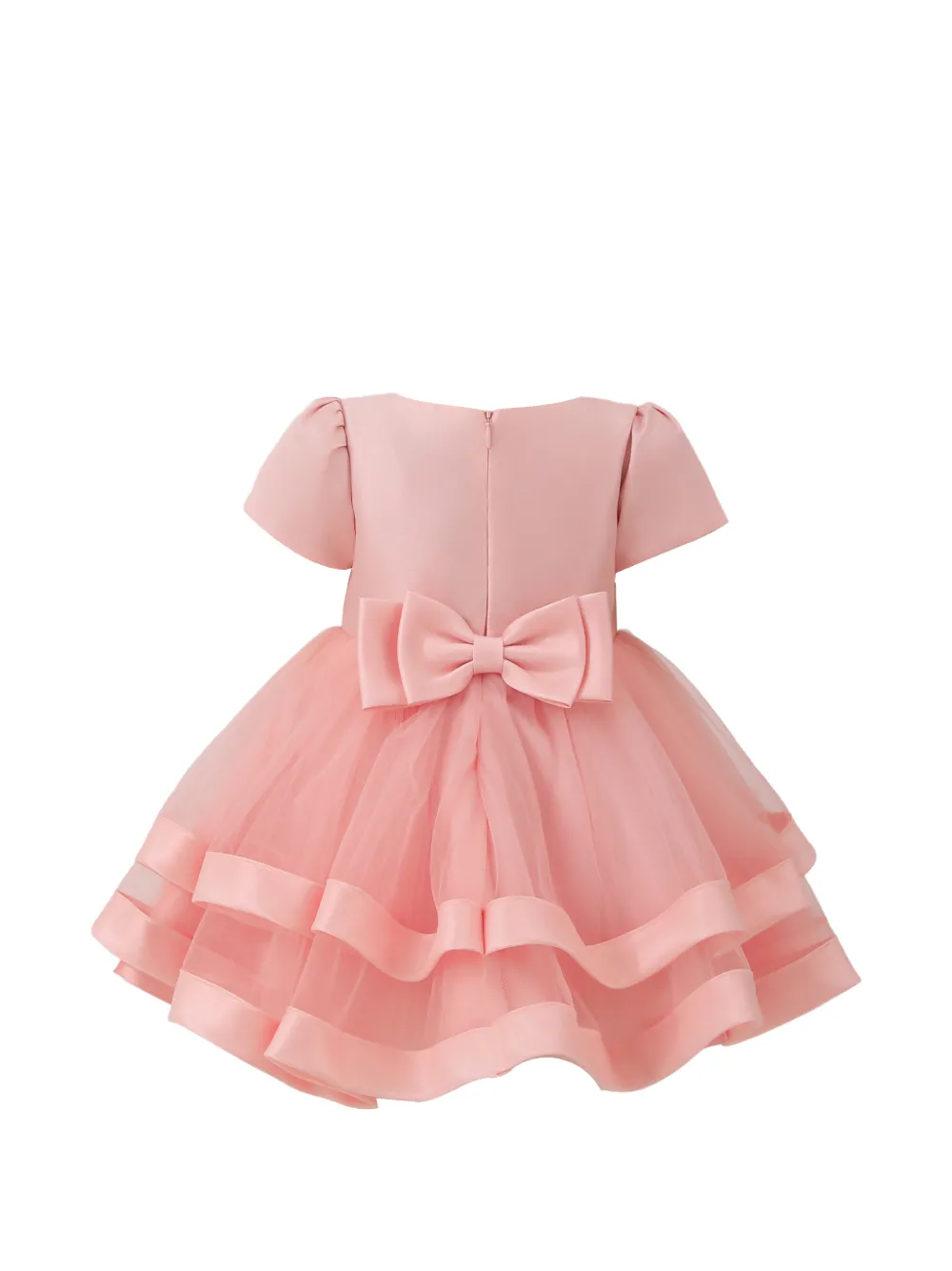 Tulleen Jurk met strikdetail Roze