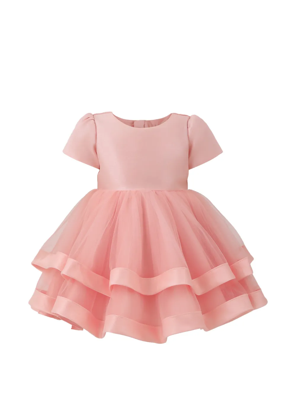 Tulleen bow-detail dress - Rosa