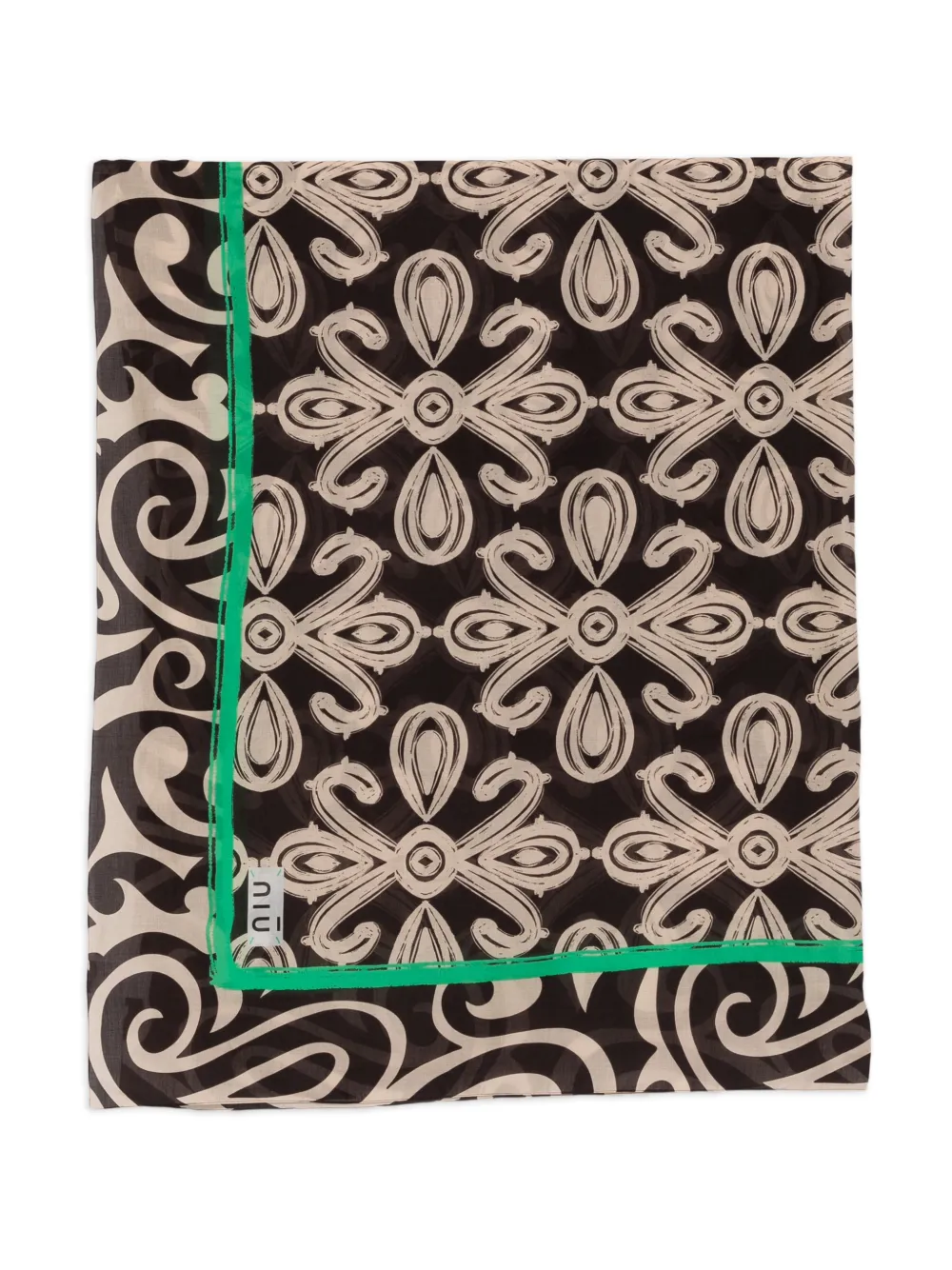 Niu floral print scarf - Braun