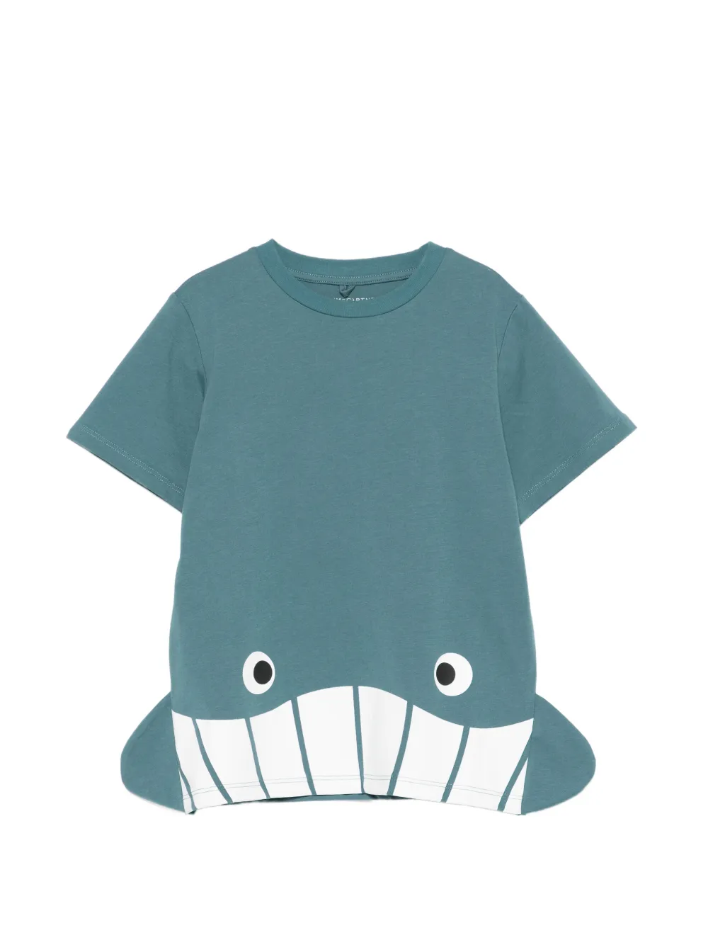 Stella McCartney Kids shark-graphic T-shirt - Verde