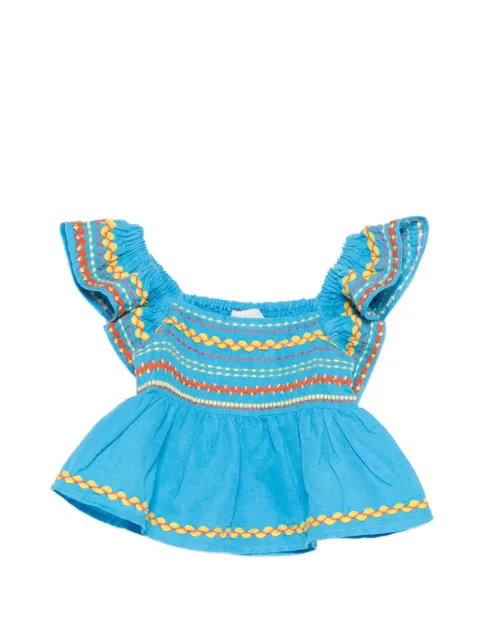 Stella McCartney Kids ruffled-collar top