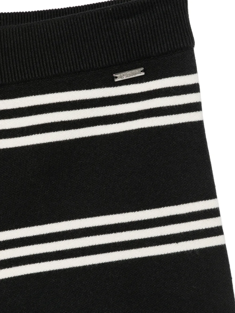 DKNY Gestreepte shorts Zwart
