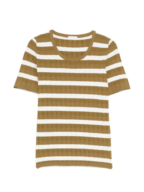 Roberto Collina striped ribbed T-shirt