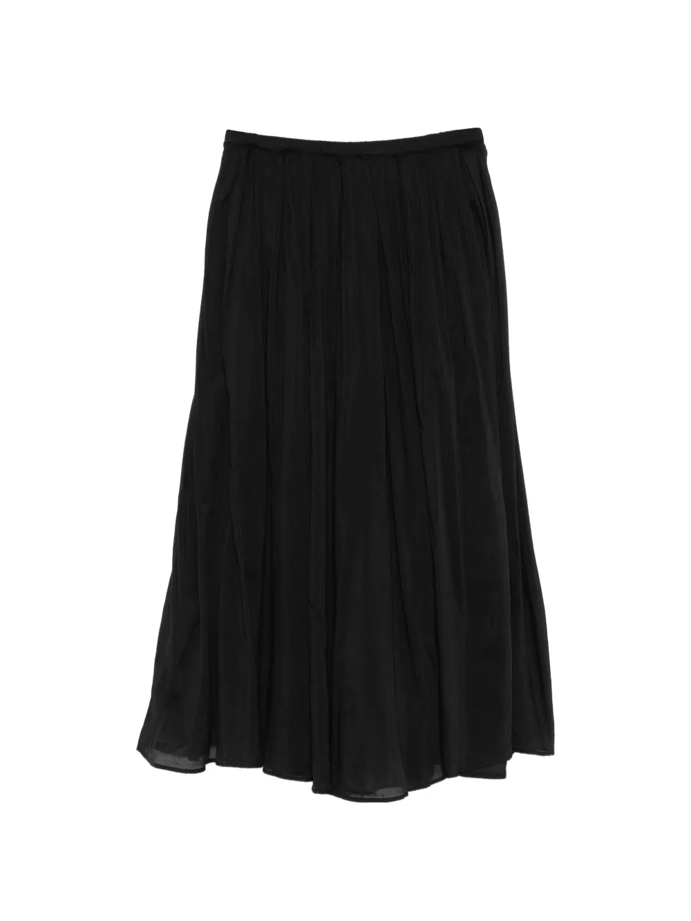 Roberto Collina Rok met elastische tailleband Zwart