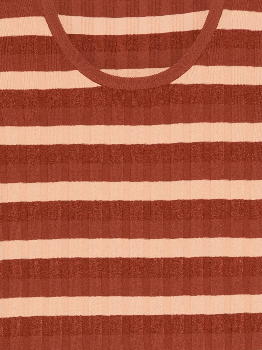  Roberto Collina Striped Short-sleeve T-shirt - Orange 