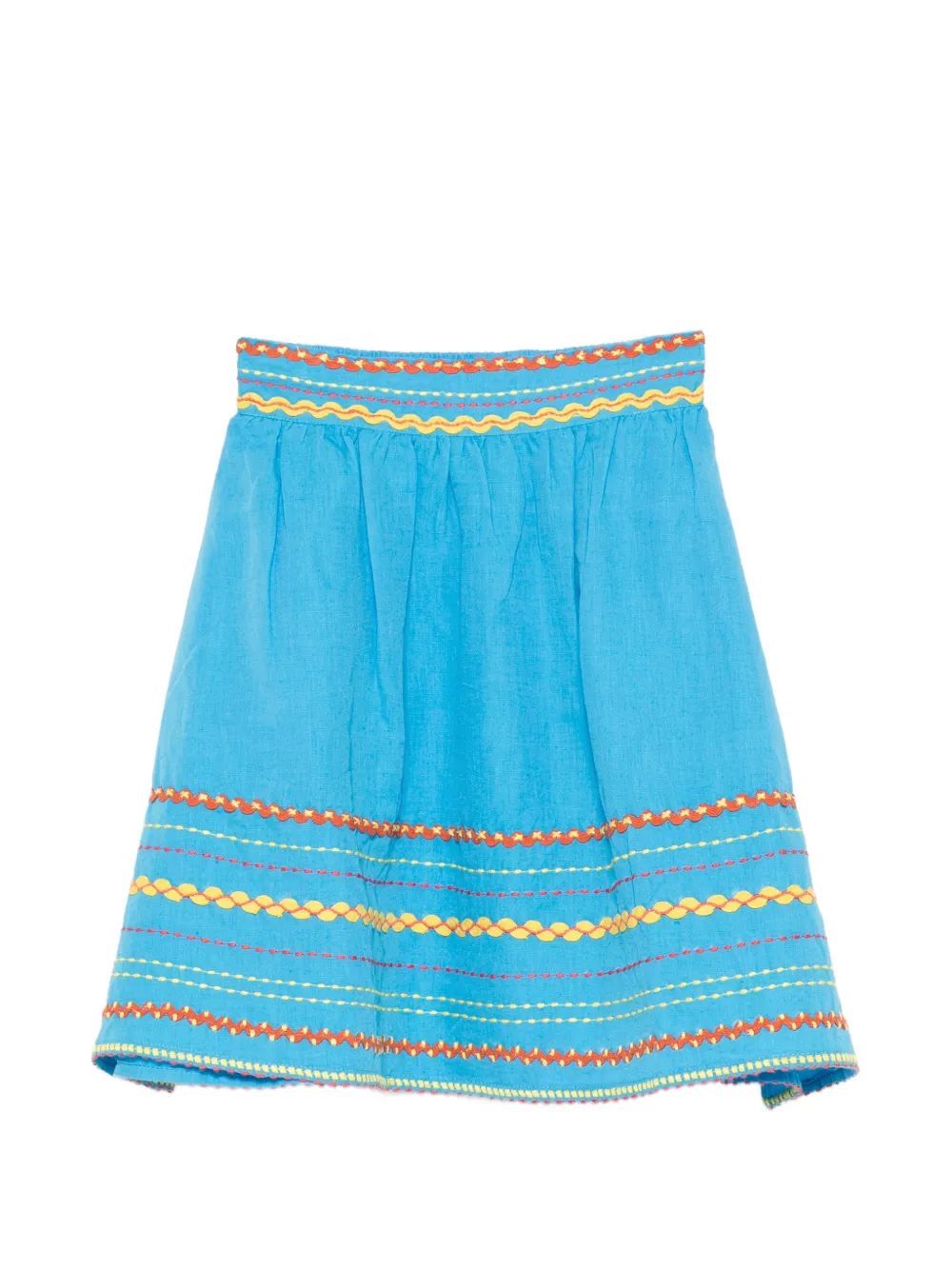Stella McCartney Kids embroidered skirt - Blu