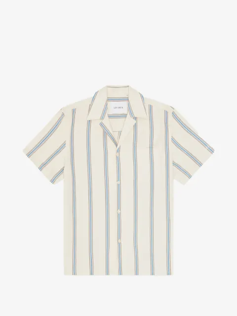 Les Deux Lawson striped short-sleeved shirt