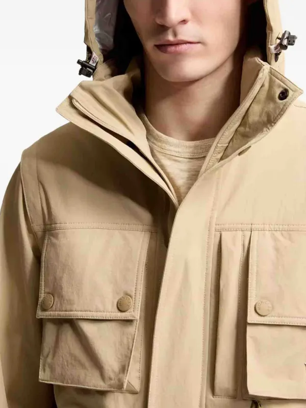 Moncler Grenoble Lione Hooded 2-in-1 Field Jacket | Neutrals