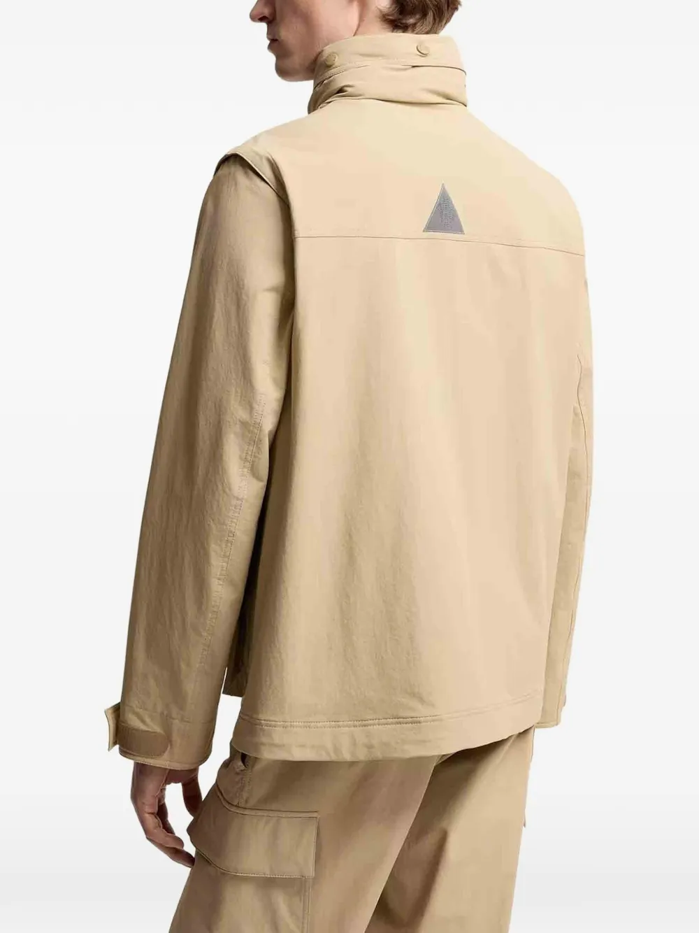 Moncler Grenoble Lione jack met capuchon Beige