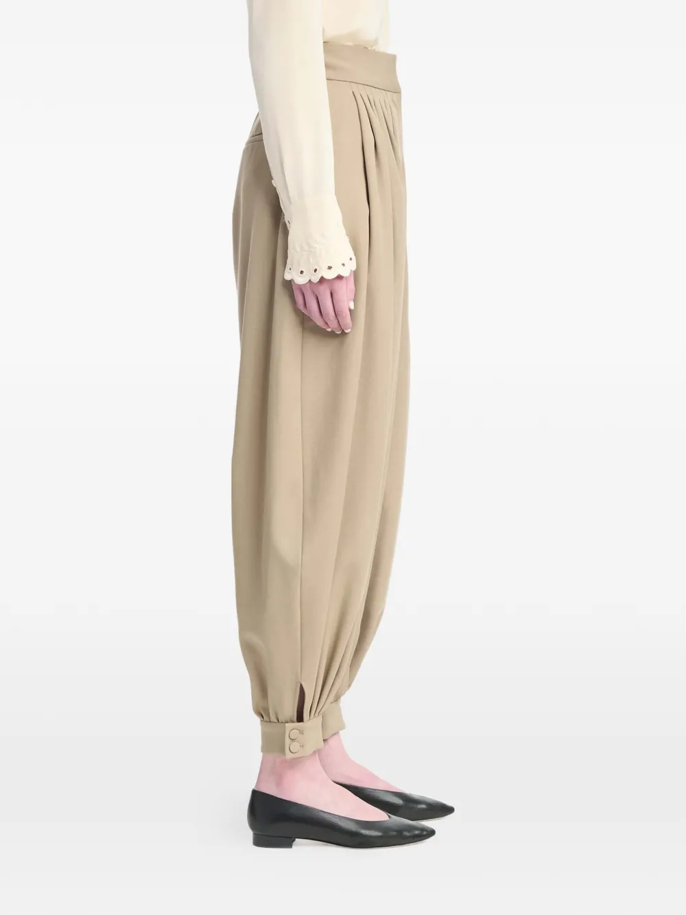  Altuzarra Pleated Trousers - Neutrals 