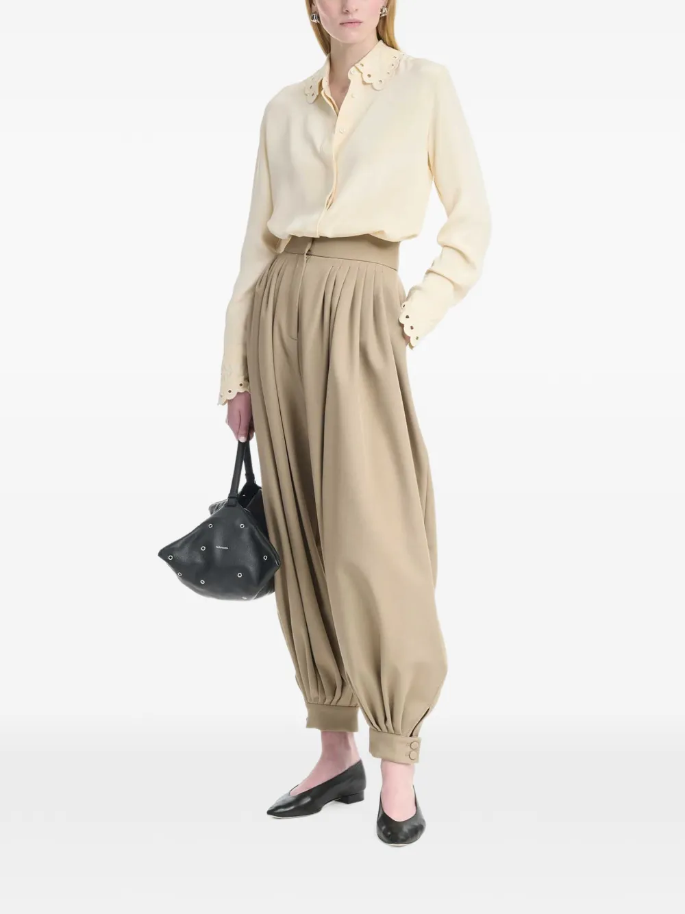  Altuzarra Pleated Trousers - Neutrals 
