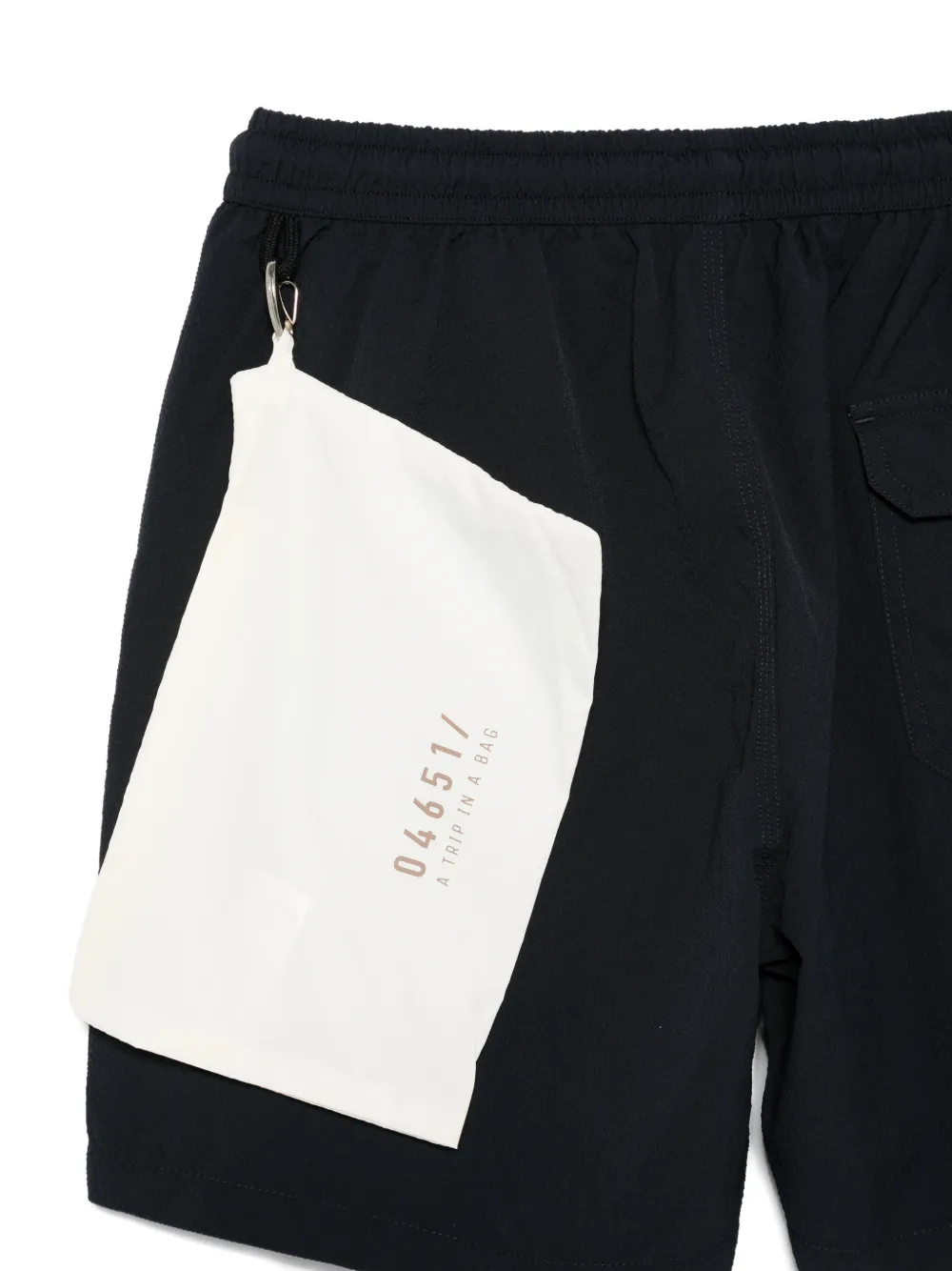 04651 / A Trip In A Bag Drawstring Swim Shorts - Blue 