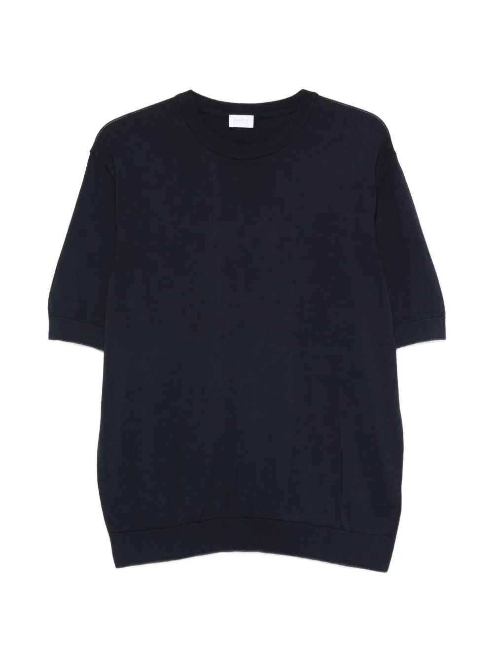 04651 / A TRIP IN A BAG knitted t-shirt - Blu