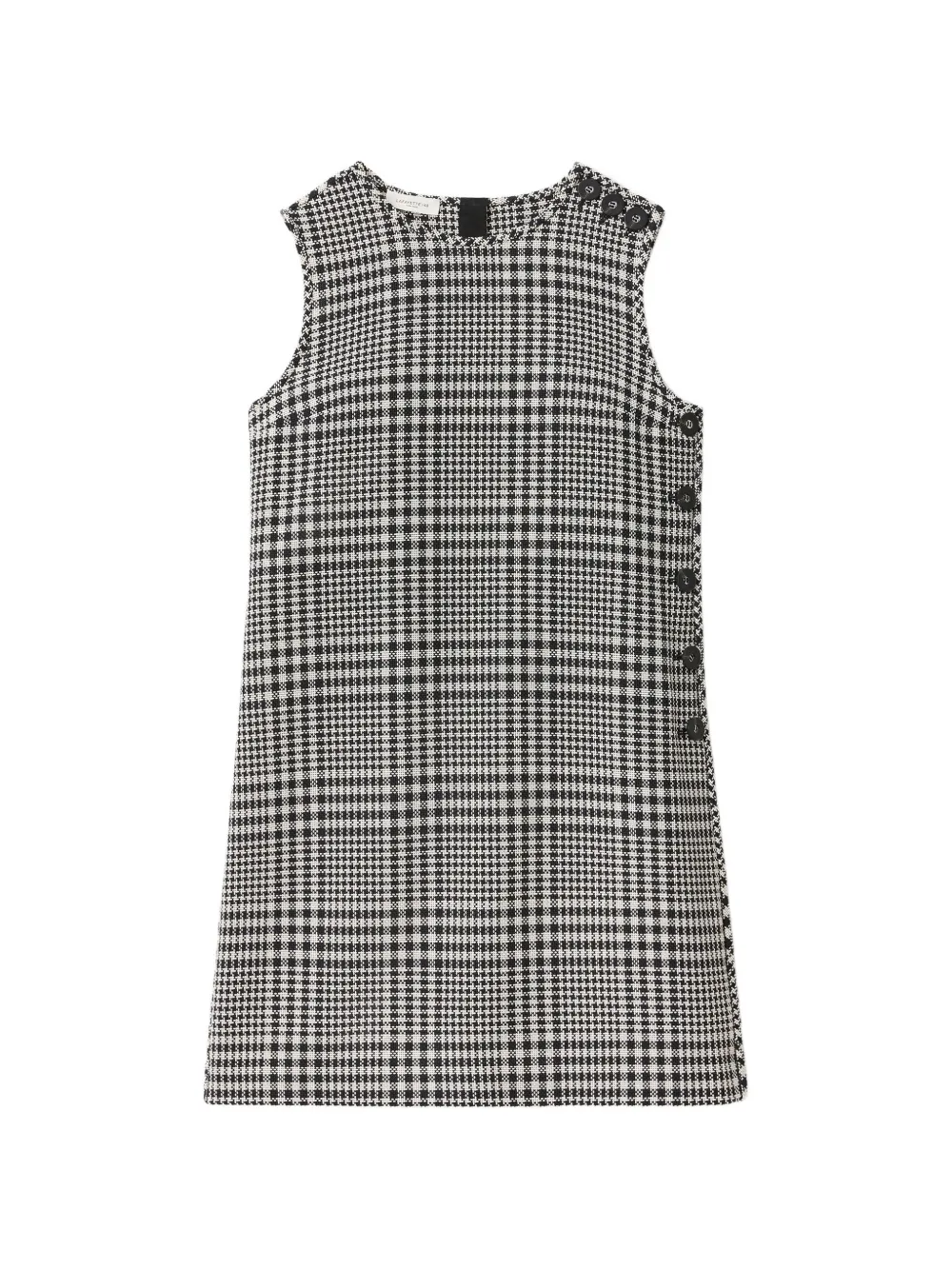 Lafayette 148 plaid-pattern mini dress - Black