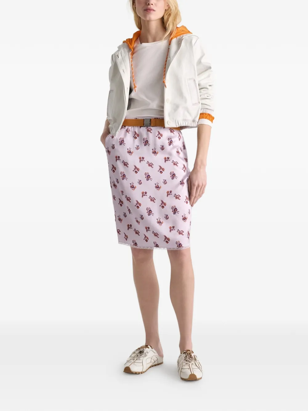  Dorothee Schumacher Floral-print Midi Skirt - White 