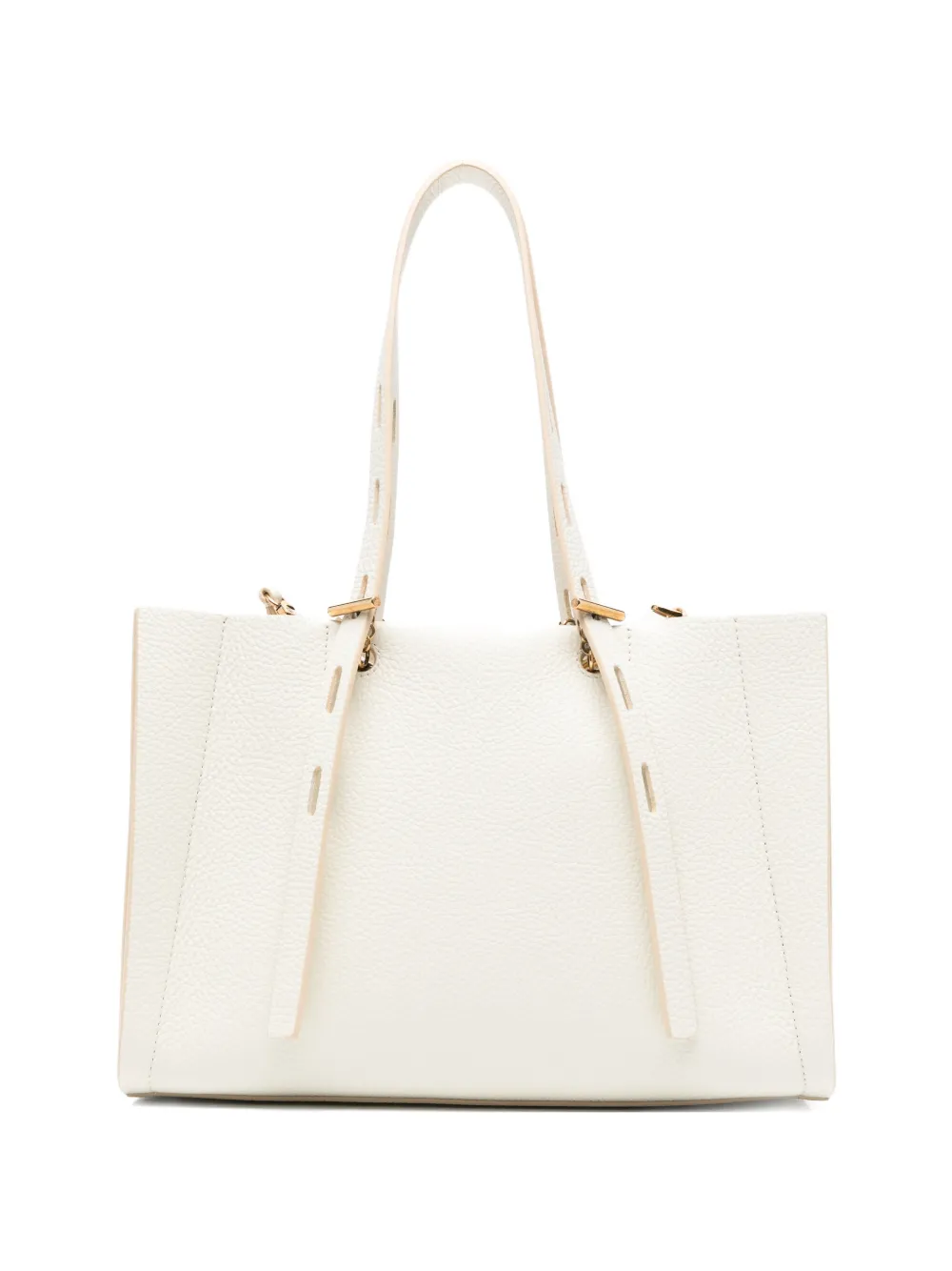 MINOBOSSI Paulina leather tote bag - White
