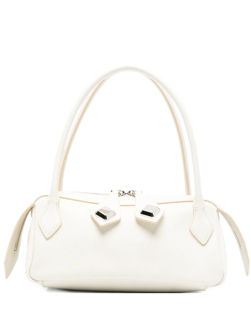 MINOBOSSI Anna leather tote bag - Bianco