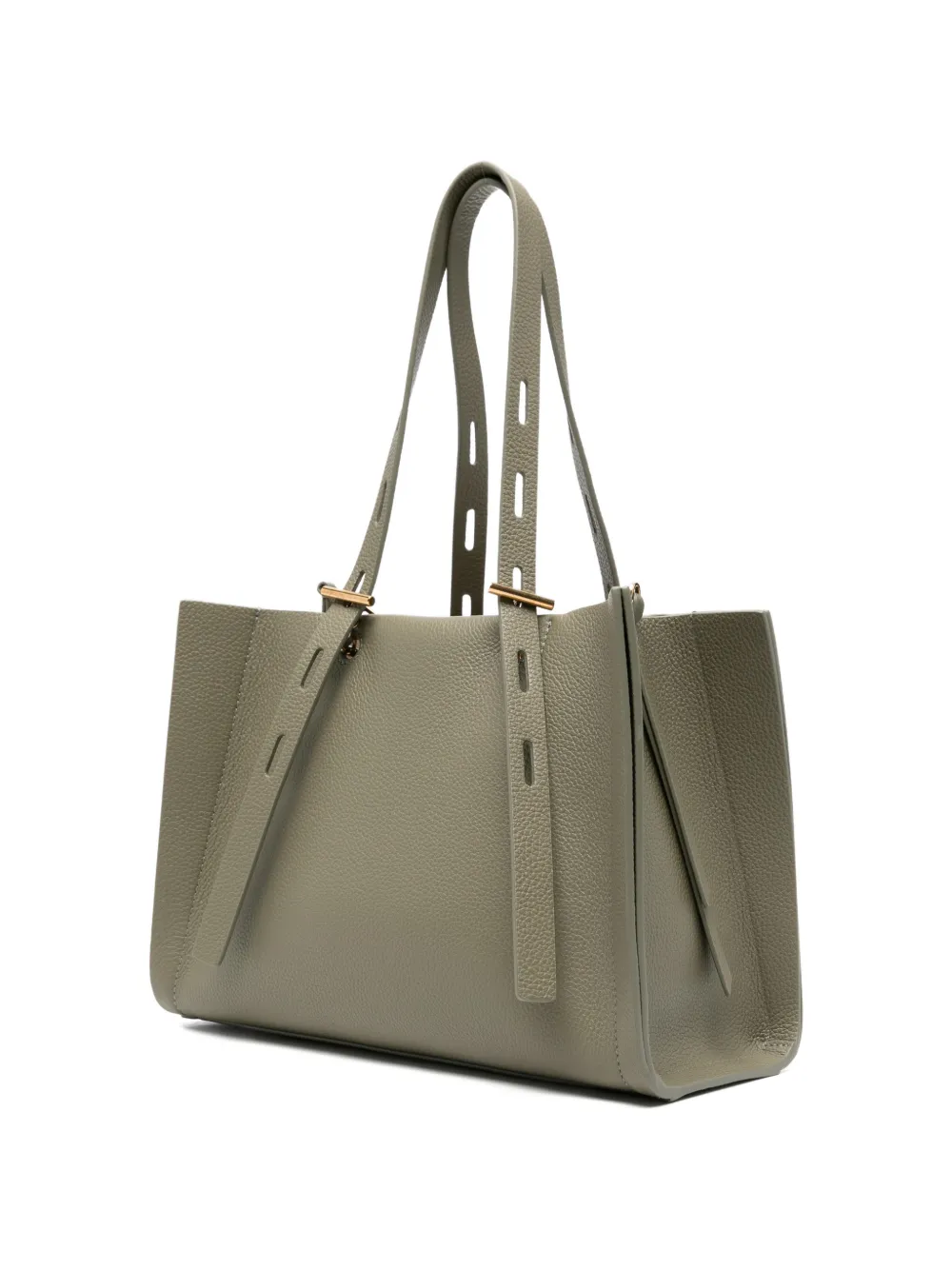  Minobossi Paulina Leather Tote Bag - Green 