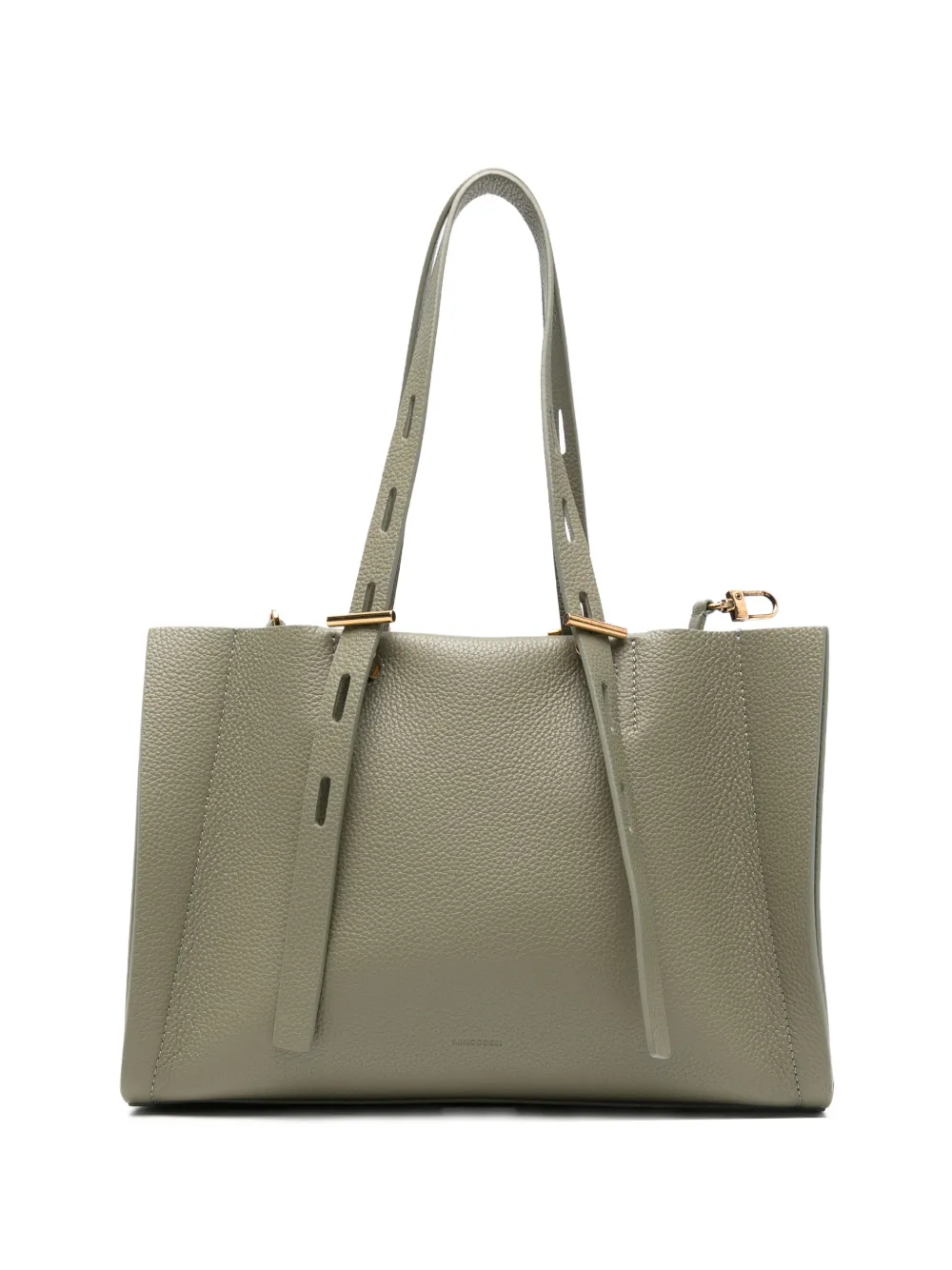 MINOBOSSI Paulina leather tote bag - Green