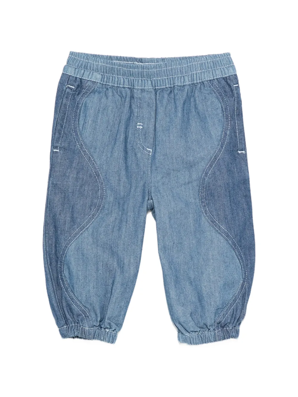 Stella McCartney Kids elasticated jeans - Blu