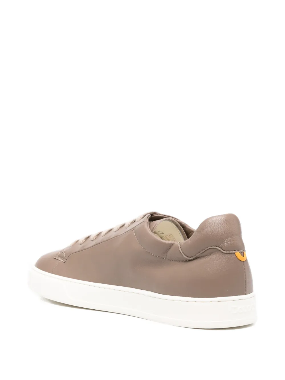Doucal's Taupe leren sneakers Bruin