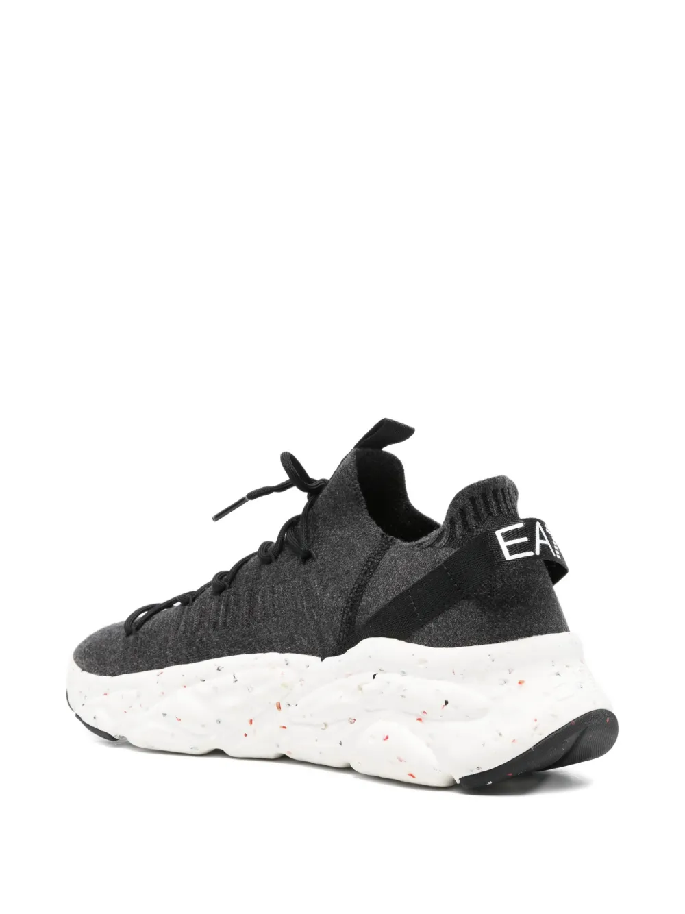 Ea7 Emporio Armani Sneakers met logo Zwart