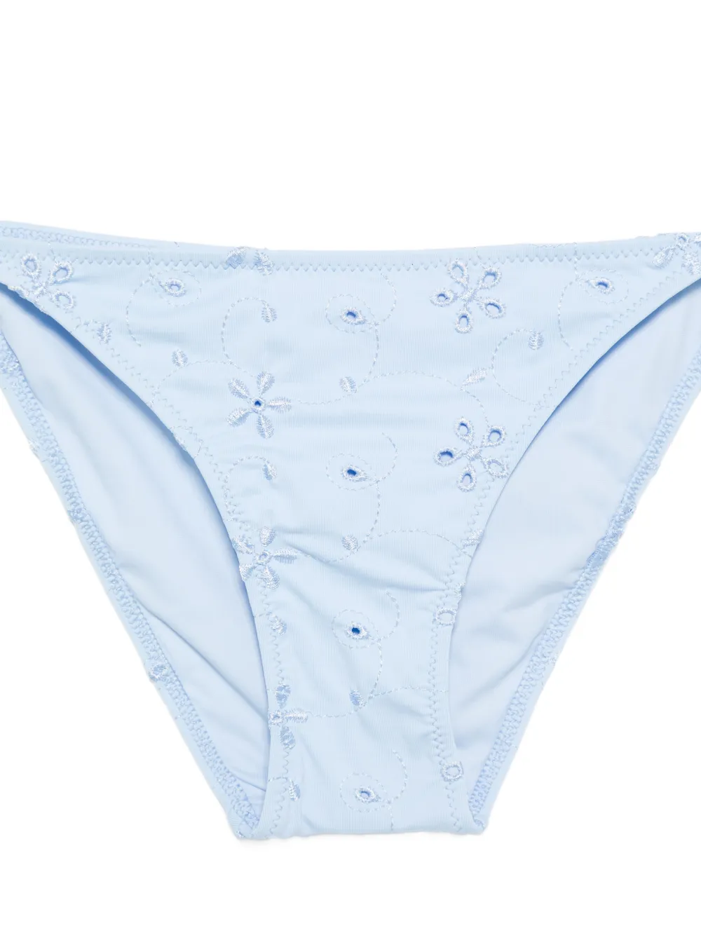MC2 Saint Barth Kids Aryanna bikini met bloemenprint Blauw