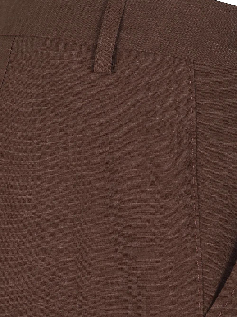Ermanno Scervino Geplooide pantalon Bruin