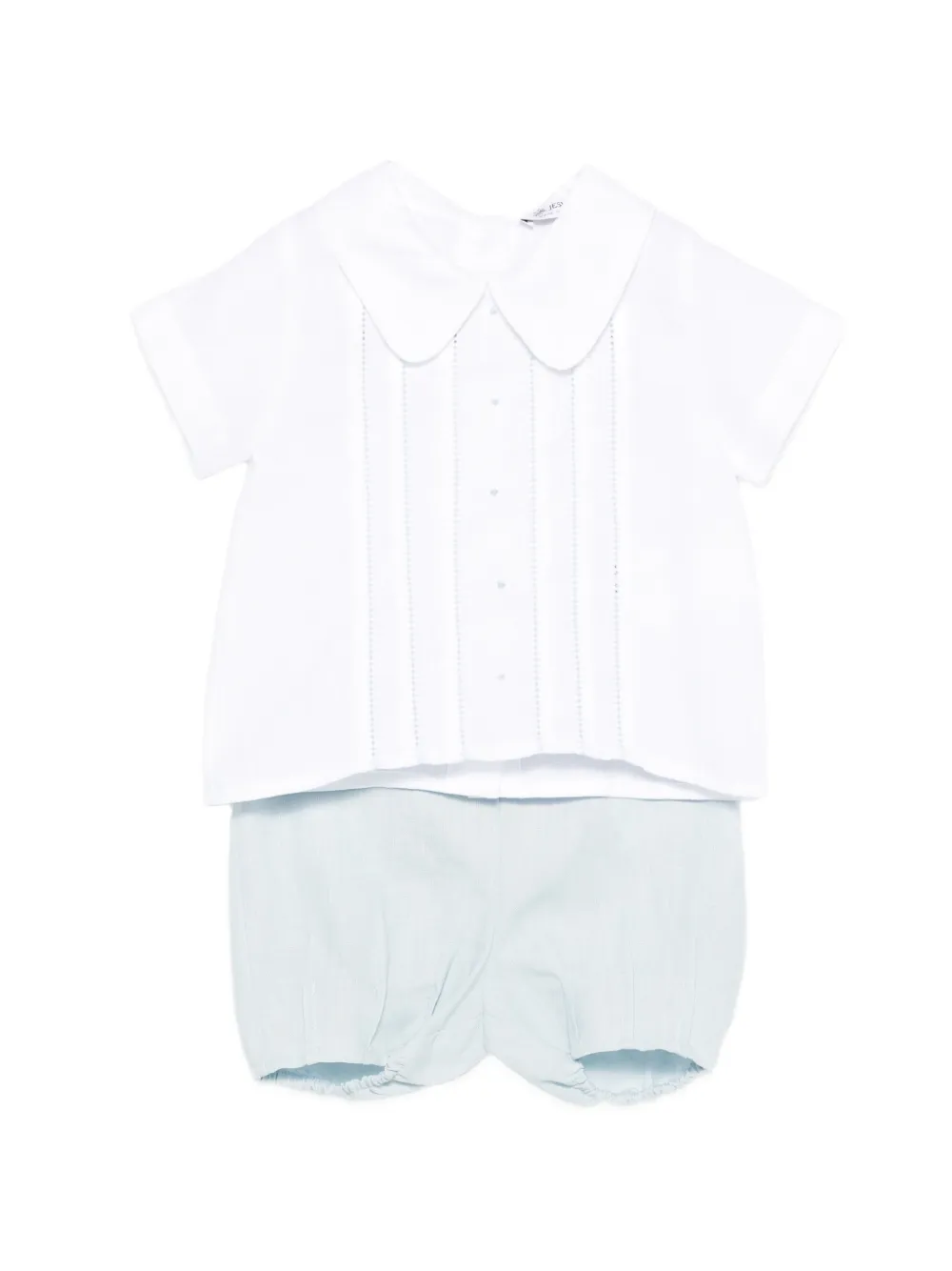 JESURUM BABY Shorts set met kraag Wit