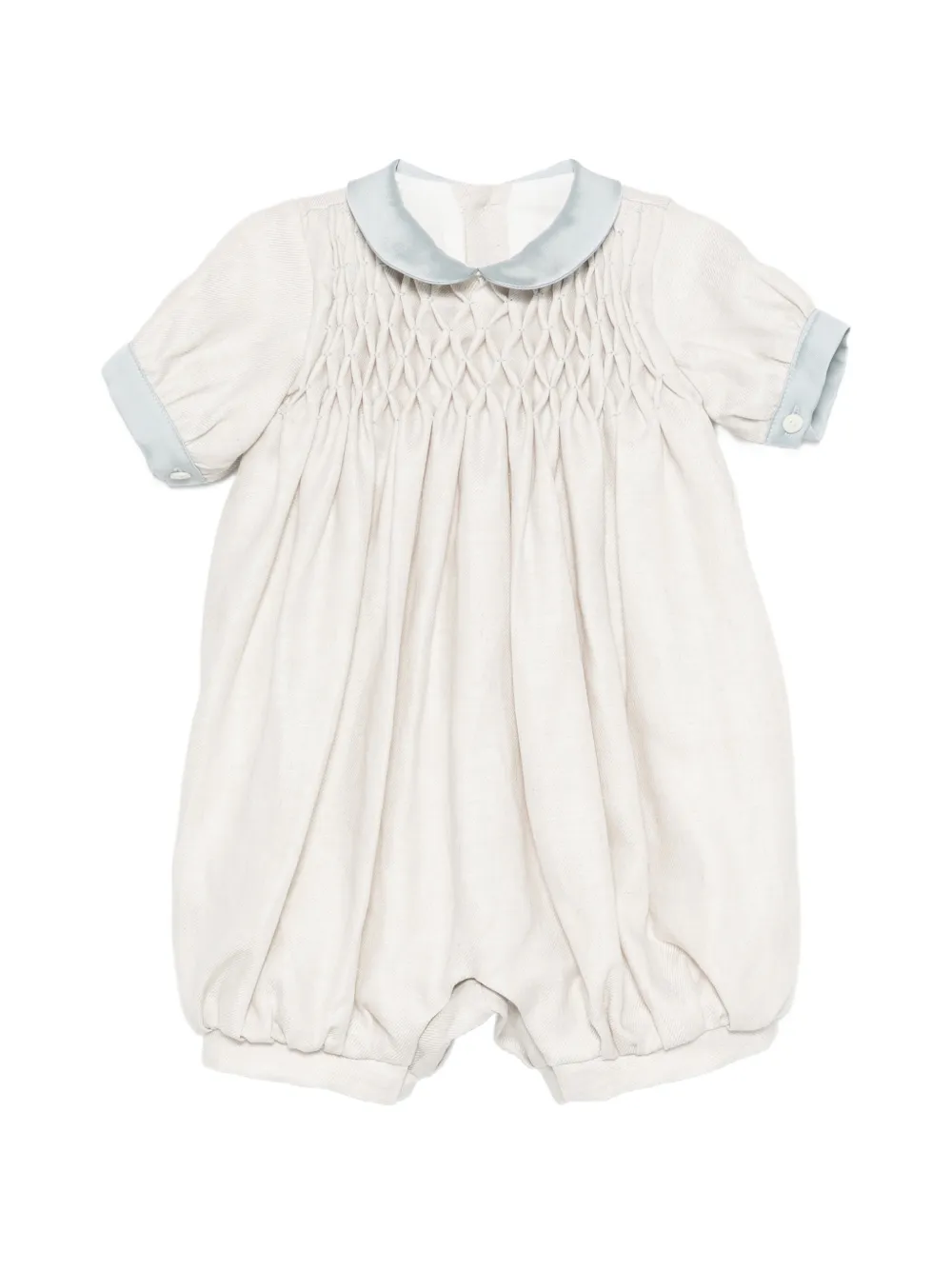 La Stupenderia smocked dungaree - Grigio
