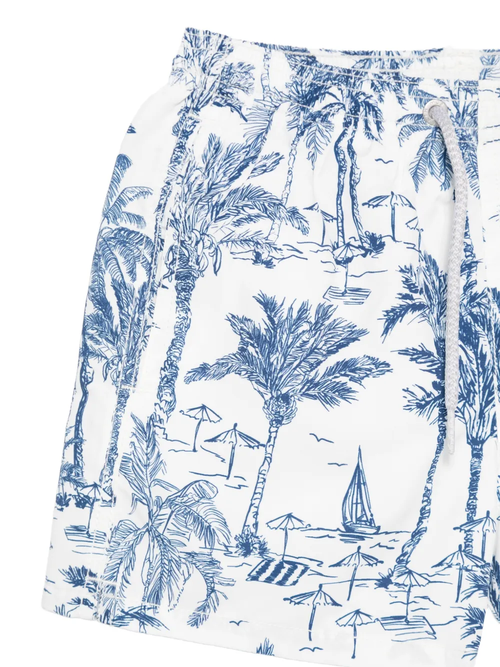 Jean Floral Print Swim Shorts