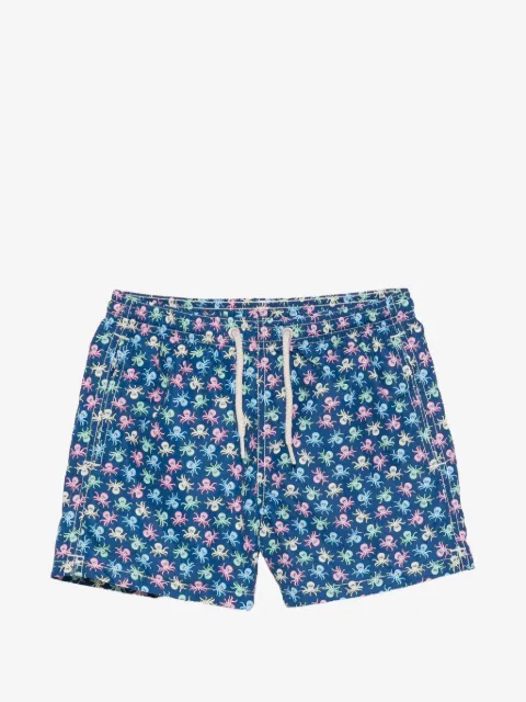 MC2 Saint Barth Kids short de bain Jeans imprimé