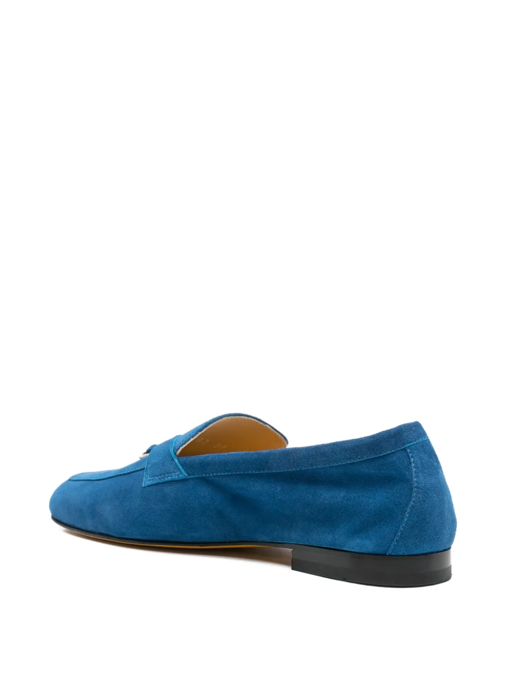 Doucal's calf suede tassel loafers Blauw