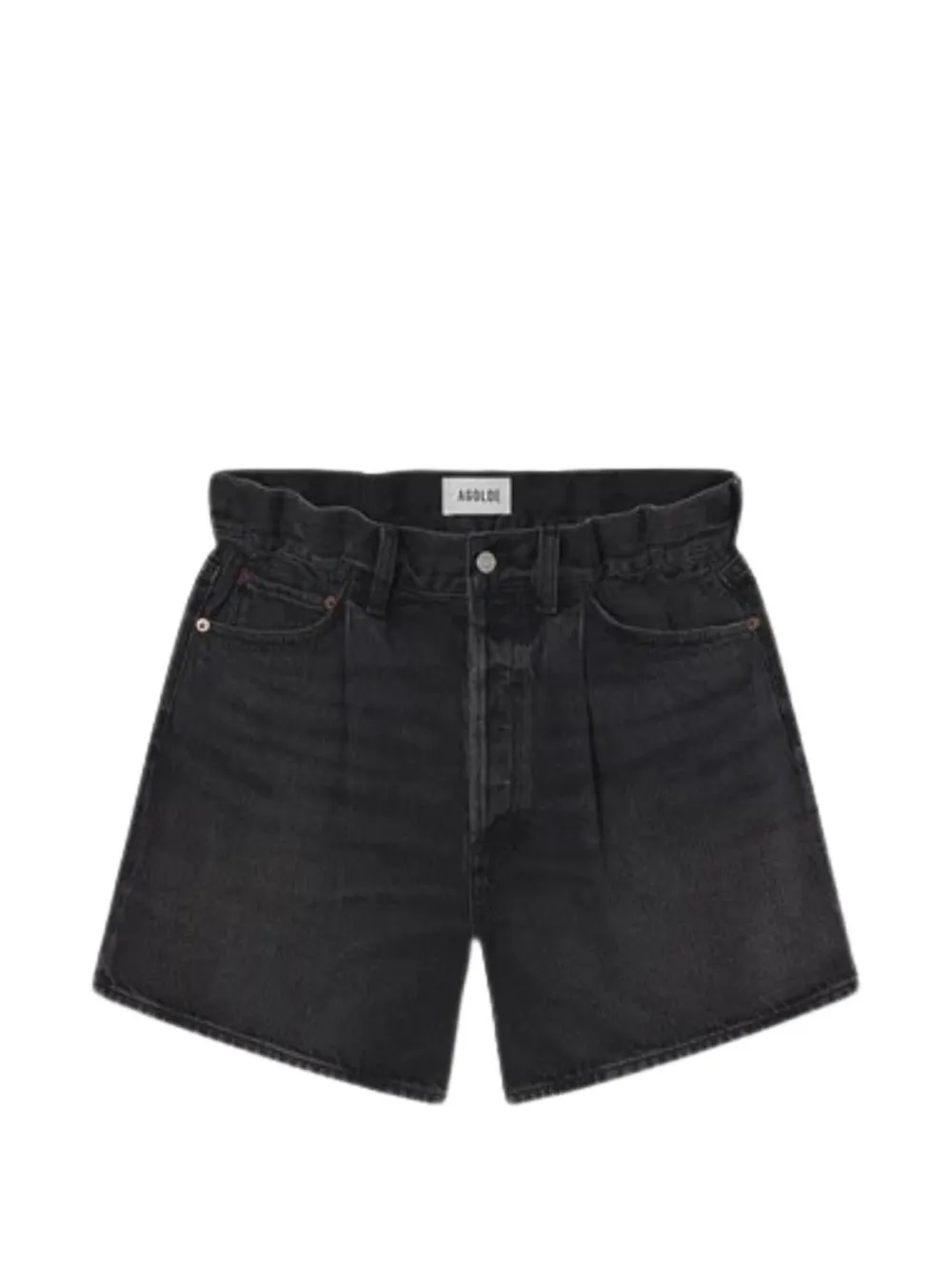 AGOLDE Lyonne high-waisted shorts - Schwarz