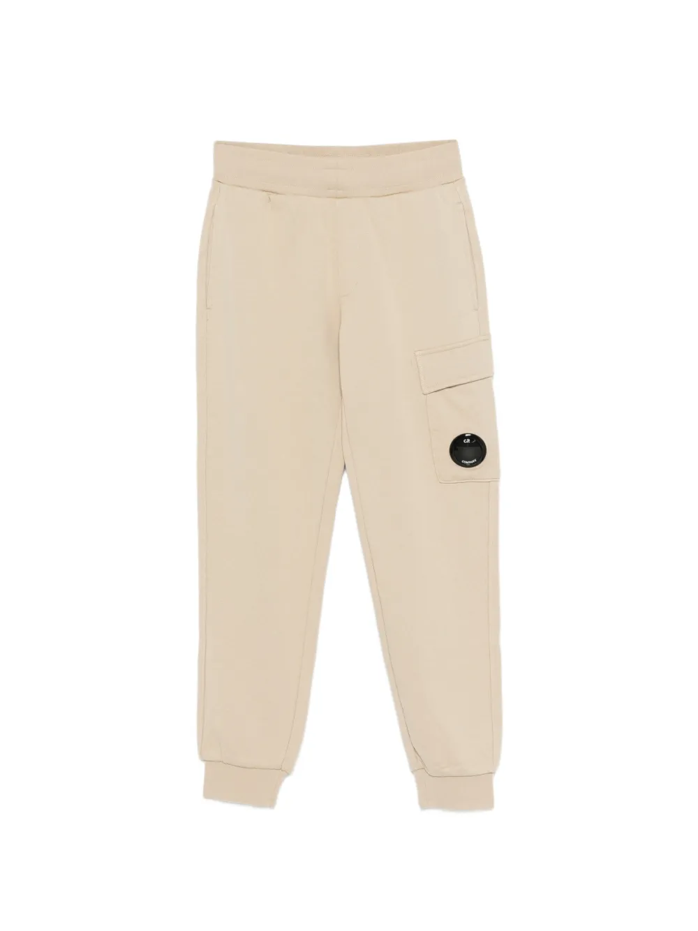 C.P. Company Kids logo-detail tracksuit bottoms - Toni neutri