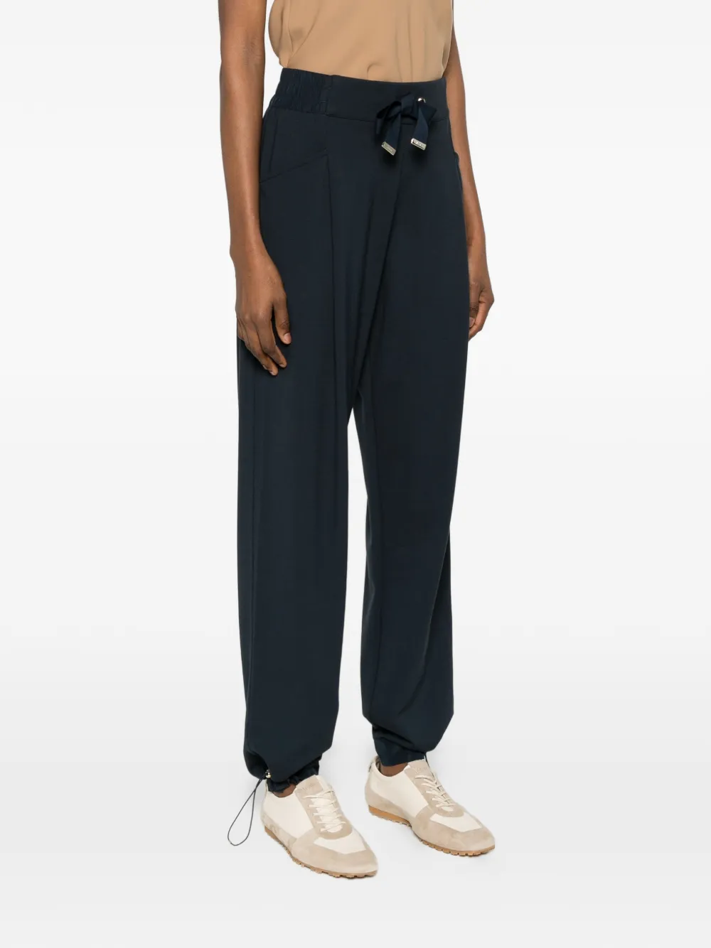Herno Broek met trekkoord Blauw